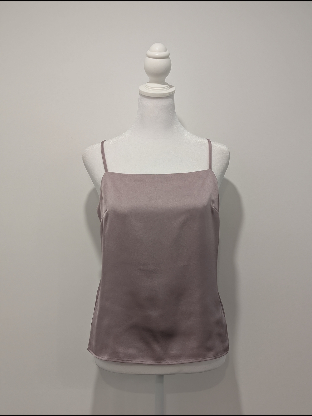Dynamite Satin Cami in Pale Lilac / Mauve